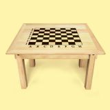 Custom Square Convertible Coffee Table with Chessboard 